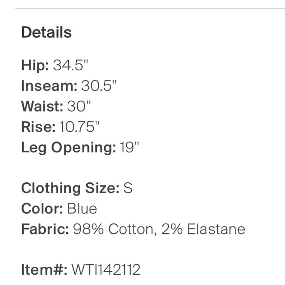 Tibi dark blue pants (size 26) excellent condition! - Picture 5 of 10